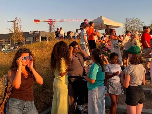 Eclipse à Maubeuge : retour sur une soirée magique