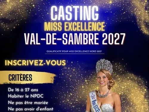Casting Miss Excellence Val-de-Sambre 2027