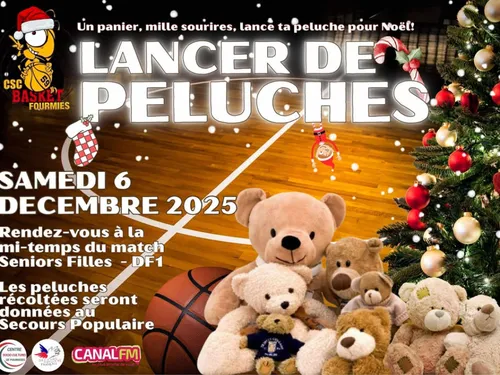 Fourmies : Ramène ta peluche avec le CSC Basket !