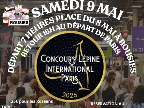 Déplacement au concours Lépine