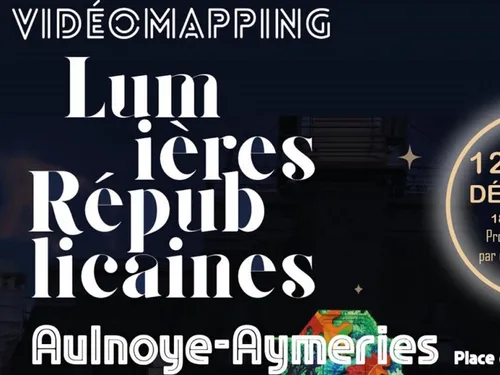 Aulnoye-Aymeries : un vidéomapping sur la façade de l’hôtel de ville