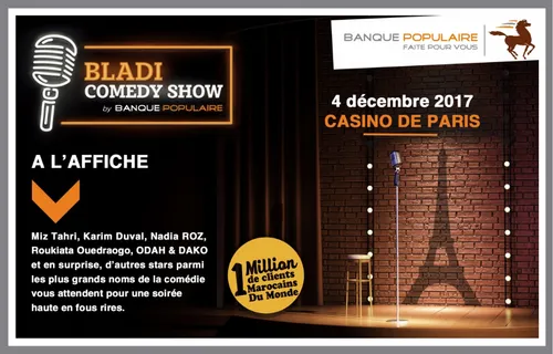 Bladi Comedy Show by Banque Populaire du Maroc
