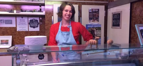 Pauline et Sylvain Joly de la ferme « Nuage » à Saint-Rémy-du-Nord...