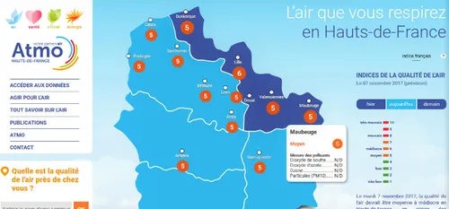 Episode de pollution atmosphérique dans les Hauts-de-France jusque...