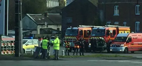 Incendie au niveau de l'entreprise Agrati à Fourmies