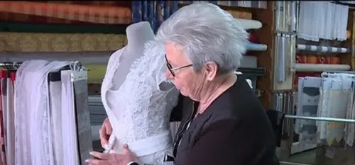 La plus longue traîne de mariée en dentelle au monde est à Caudry !!