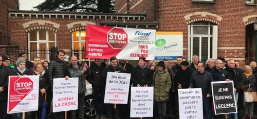 Avesnes-sur-Helpe - L'implantation d'un hypermarché Leclerc...