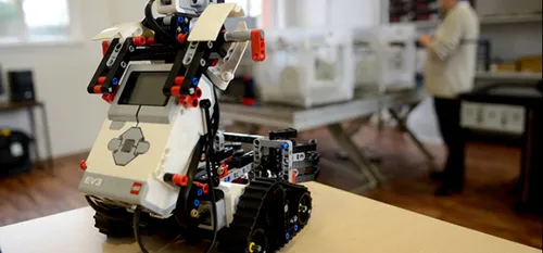 Un atelier Robot Lego à la gare numérique de Jeumont