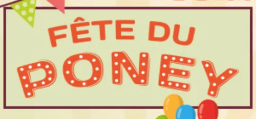 Ce weekend c'est la fête du poney !