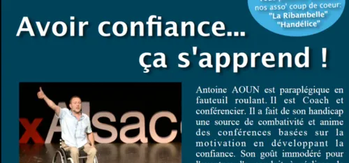 Antoine Aoun, paraplégique et conférencier en motivation