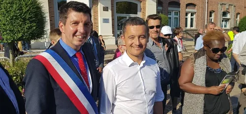 Gérald Darmanin à Fourmies : le ministre soutient les projets du maire