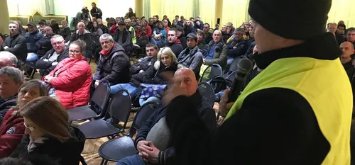 Deuxième réunion des Gilets Jaunes à Hautmont