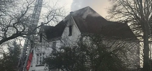 Incendie à l'ancien Groupe Pasteur à Aulnoye-Aymeries