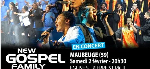 Maubeuge : concert de "New Gospel Family" Samedi