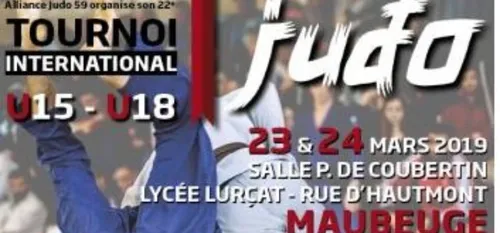 Tournoi international de judo ce weekend à Maubeuge