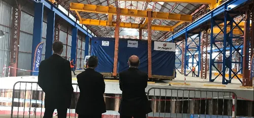 (VIDEO) Hautmont - Première historique au Port à Sec