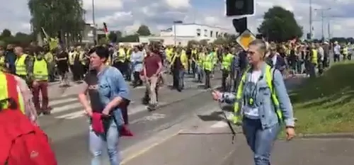 Maubeuge - Près de 600 Gilets Jaunes, une personne blessée