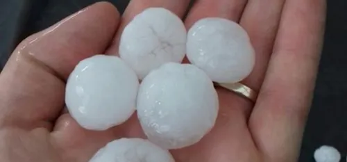 Orages et grêlons dans le Val de Sambre cet après-midi
