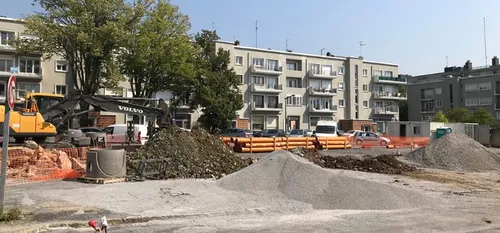 Maubeuge - La Place de la Concorde et ses abords en travaux