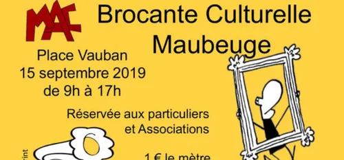 Maubeuge :  brocante culturelle sur la place Vauban