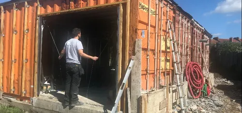 Val de Sambre - Des maisons Containers en construction