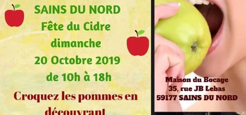 Sains du Nord : la fête du cidre dimanche