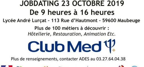 Emploi : le Club Med vient recruter à Maubeuge pour la saison...