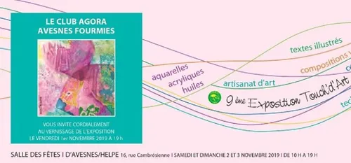 2 et 3 Novembre : 9ème édition de l’exposition « Touche’d’Art » à...