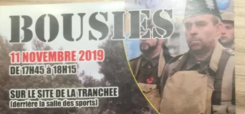 Commémorations du 11 novembre : exemple à Bousies