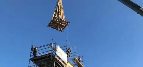 Dimechaux - Un nouveau clocher pour l'Eglise