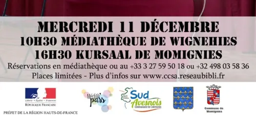 UNE SORTIE POUR LES TOUT PETITS A LA MEDIATHEQUE