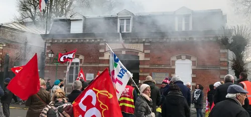 Manifestation contre le projet de réforme des retraites à...