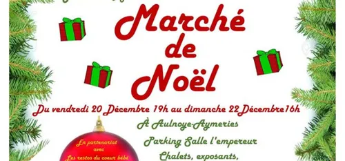 AULNOYE-AYMERIES : UN MARCHE DE NOEL AU PROFIT DES RESTOS DU CŒUR