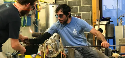 L'américain Marc Barreda en démo au MusVerre jusque dimanche