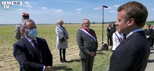 En Thiérache, Emmanuel Macron a honoré la mémoire du Général de...