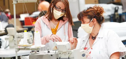 Des Masques Solidaires confectionnés à l'ESAT d'Aulnoye-Aymeries