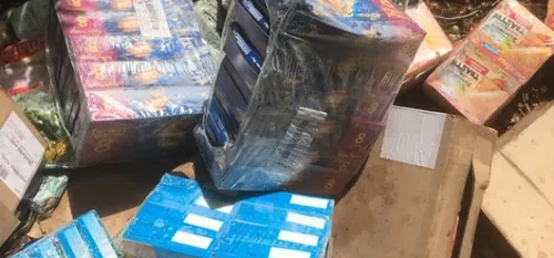 Forêt de Mormal - Des invendus périmés retrouvés en grande quantité...