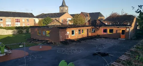 Jeumont - L'école Sainte-Bernadette va renaître de ses cendres : la...