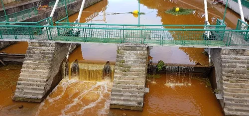 Maubeuge - La Sambre vêtue d'une couleur inhabituelle : des...
