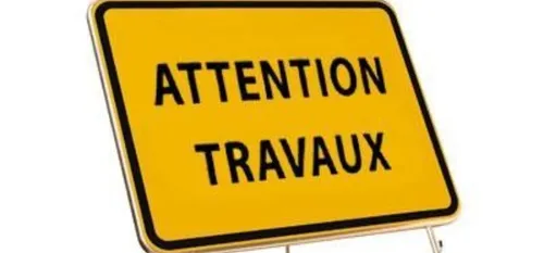 Attention aux travaux au niveau du carrefour entre la RD42 et la...