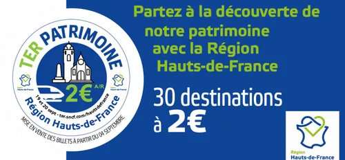 Journées Européennes du Patrimoine : 2€ l’aller retour en train !