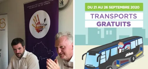 Les transports en commun gratuits dans le Val de Sambre du 21 au 26...