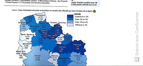 Emploi - 690 postes en moins en Sambre-Avesnois Thiérache depuis 2019