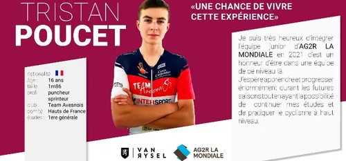 Sports - Un cycliste Sambrien rejoint AG2R la Mondiale !
