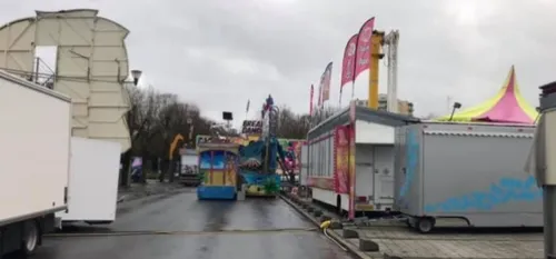 Les Forains de l'Avesnois manifestaient hier