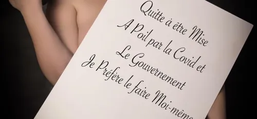 Les commerçants posent nus