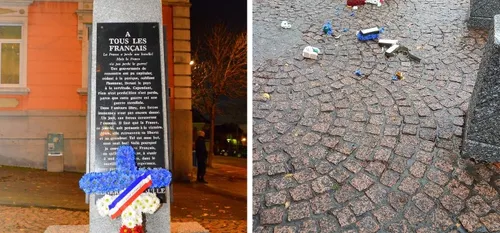 Hautmont - Une gerbe déposée hier en hommage au Général de Gaulle...