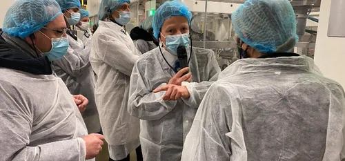 Feignies - Laurent Menissez, Président du Groupe "Une entreprise...