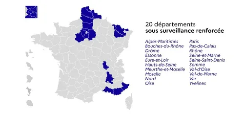 Covid-19 - Des départements sous surveillance : vers un confinement...