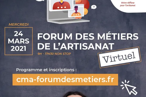 Emploi : forum virtuel des métiers de l’artisanat ce 24 mars